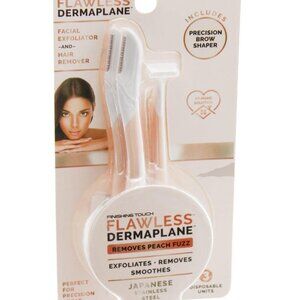 Finishing Touch Flawless DermaPlane Travel Pack Facial Exfoliator & Hair Remover